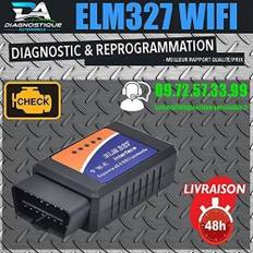 Mister Diagnostic® ELM327 Wifi Interface Diagnostique Auto ODB2 Détecteur Panne iPhone Android OBD
