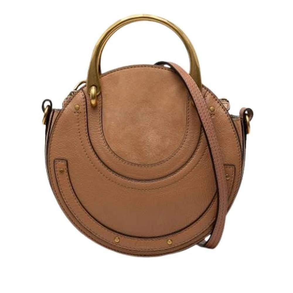 Chloé Pre-owned Pre-owned Pixie Håndtaske - Vintage - Dame - Brun - ONE SIZE - Uld