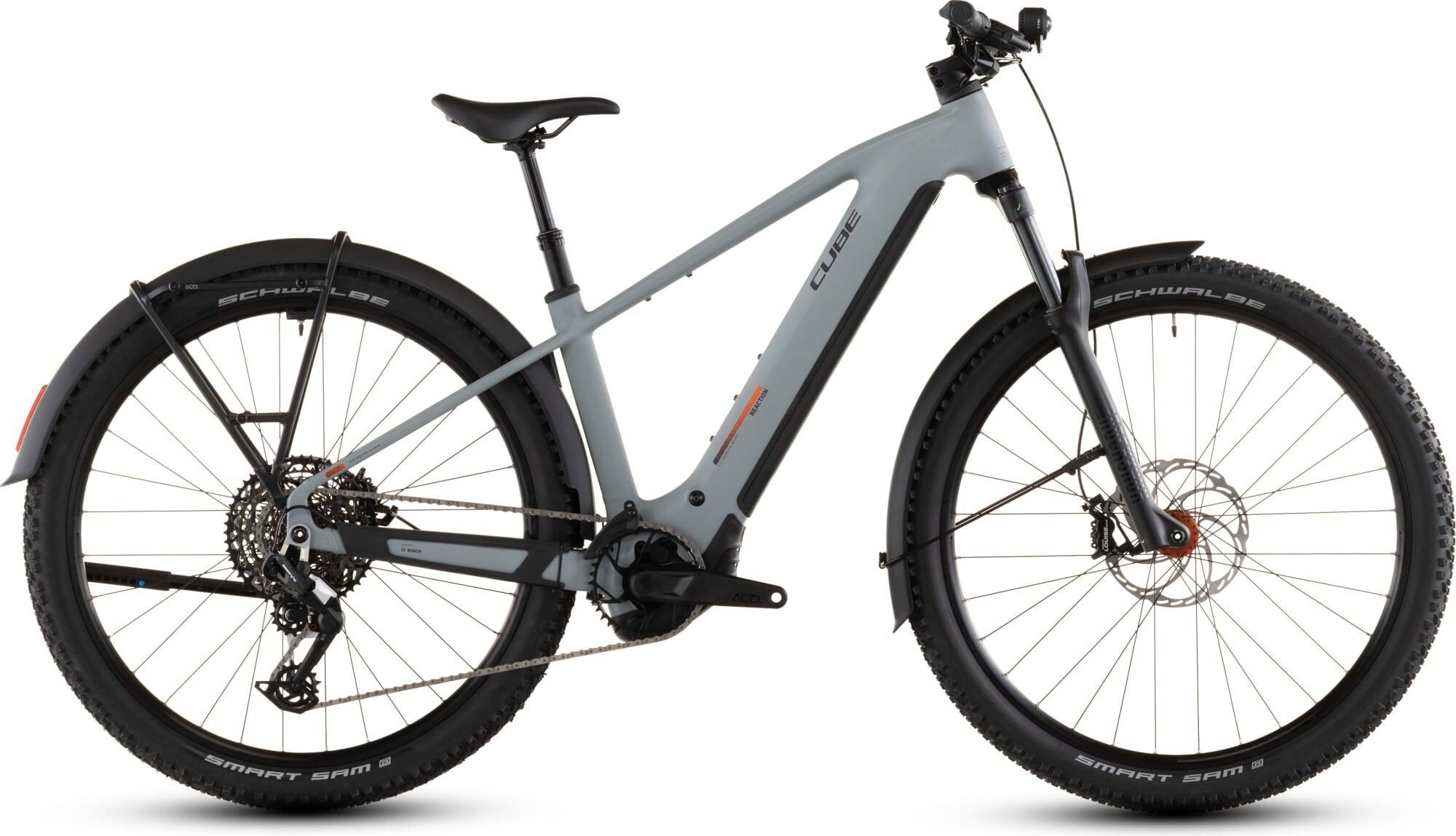 Cube Reaction Hybrid Race 800 FE 2026 - Sram Eagle 90 Transmission 1x12sp - ACID Pro 30 - 173 / XXL / Vulcan - Orange