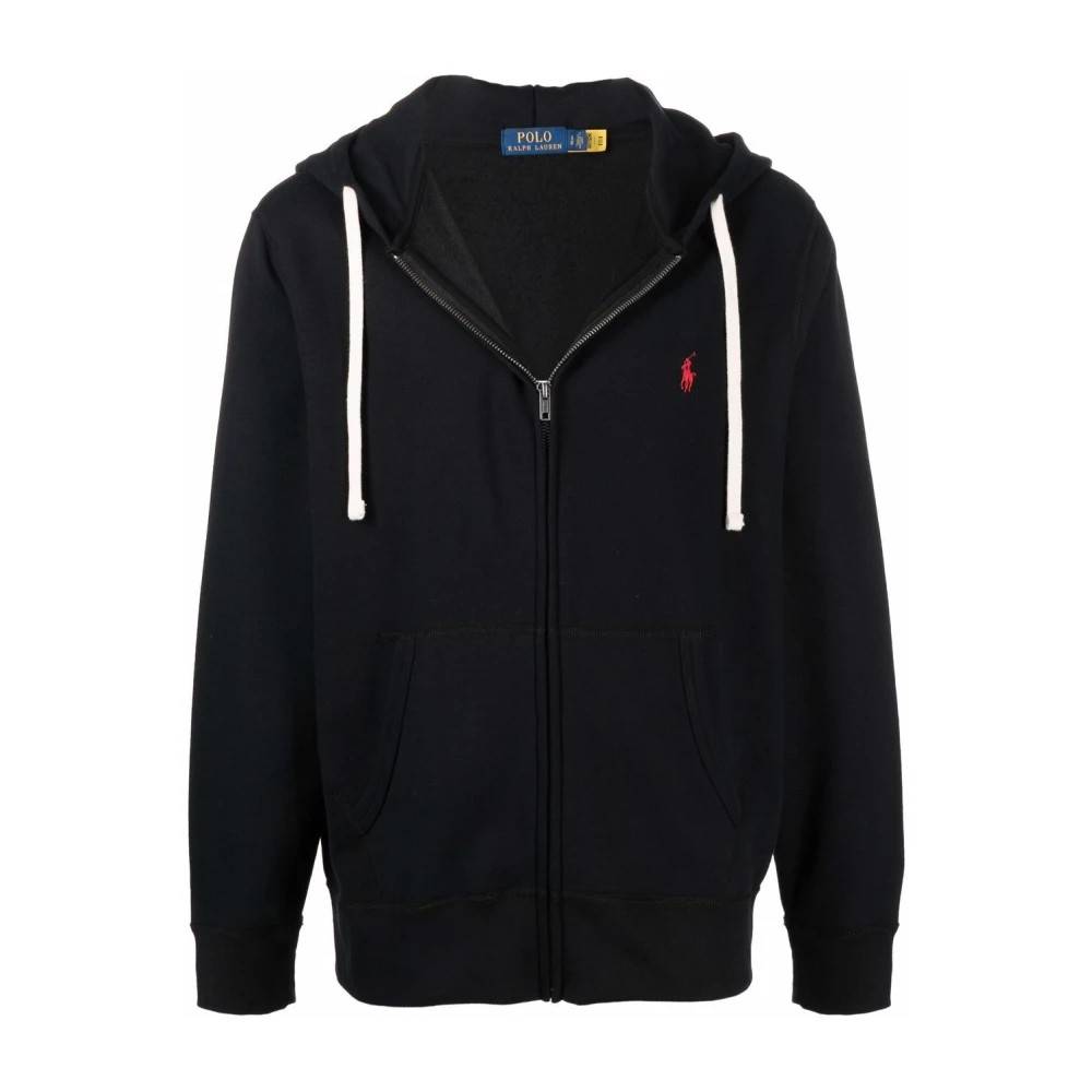 Polo Ralph Lauren Fleece Full-Zip Hoodie - Sweatshirts - Herre - Sort - 2XL - Bomuld