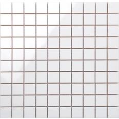 Flisemosaik Arredo Line Hvid/ret Blank 28x28 mm (300x300 mm)