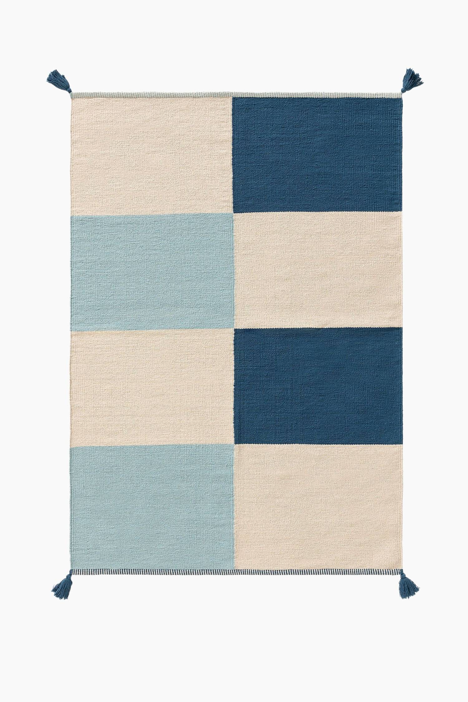 Baby - benuta - Barnmatta Anton - Flerfärgad/blå - size: 160x230 (160x230)