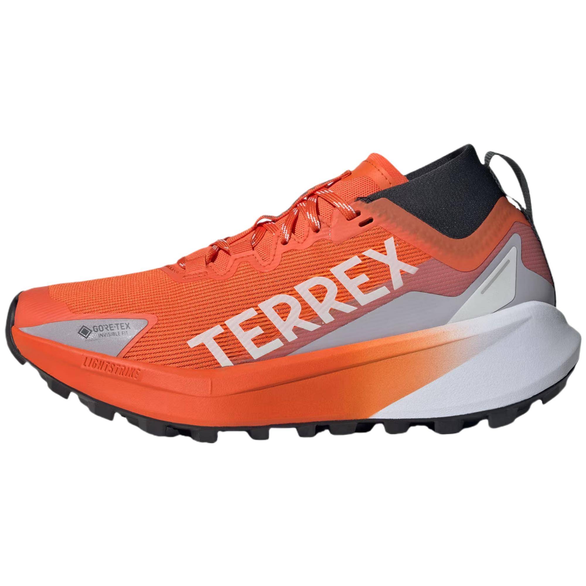 Adidas Terrex Agravic Gtx Bekväma Snygga Mesh Halkfria Slitstarka Låga Löparskor Dam Löparskor Orange JR5248 cm gray