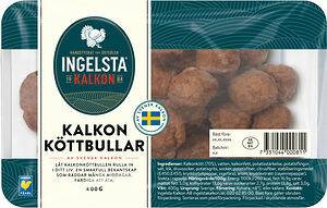 Kalkonköttbullar stekta Ingelsta Kalkon