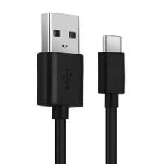 USB-kabel / datakabel för Sony SRS-XB43, SRS-XB33, SRS-XB23, SRS-XB13, SRS-NB10 högtalare / speaker - 1m svart PVC 3A USB-sladd