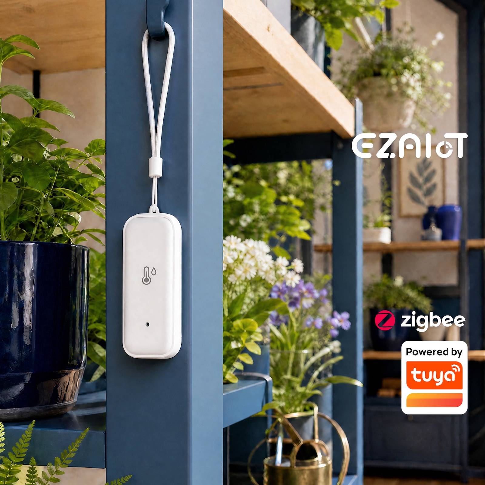 Zigbee 3.0 Temperature Humidity Sensor Tuya Smart Life Thermometer Hygrometer Works with Alexa Home Assistant Zigbee2MQTT