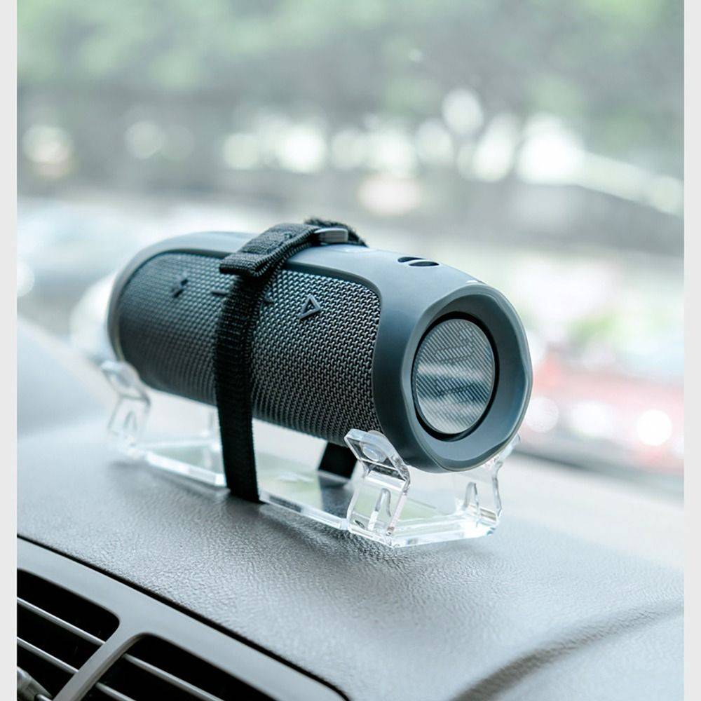Portable Acrylic Speaker Car Mount Washable Anti-slip Car Speaker Holder Universal Bluetooth Speaker Stand for JBL Flip
