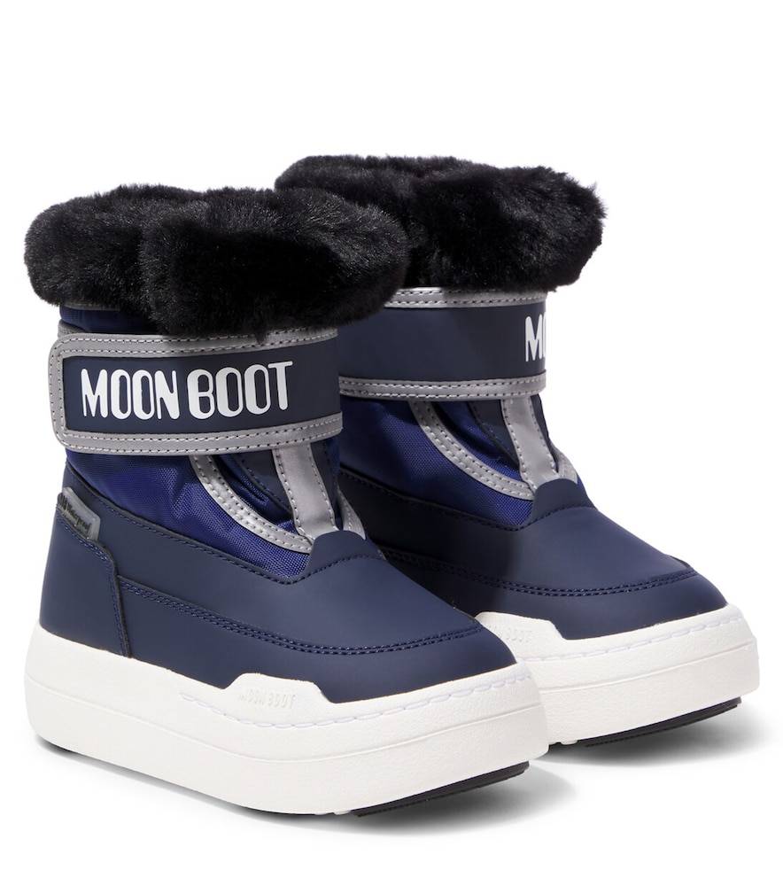 Moon Boot Kids Botas de nieve Junior Park Strap - azul - EU 37