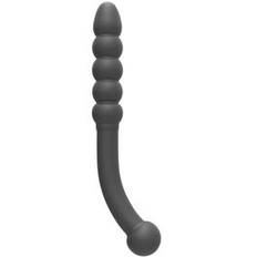 23 x 2,2 - 3,5 cm Zenn Bim Bam Line Silicone Double P-Point Dildo Plug black