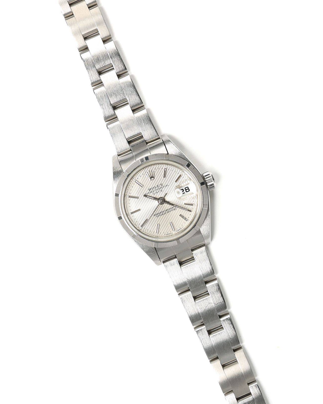 Rolex Oyster Perpetual Date 26mm 1998 Watch - Silver (One Size)
