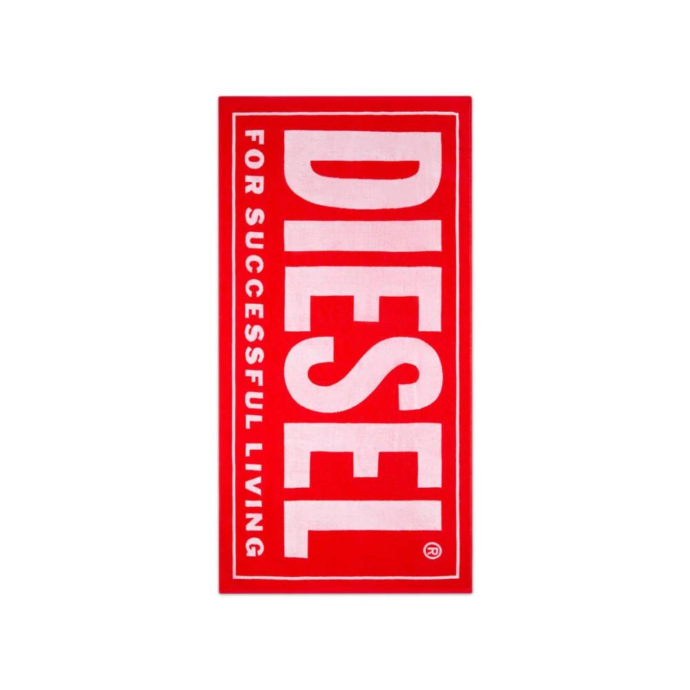 Diesel Bmt-Helleri Beach Towel - Home - Herre - Rød - ONE SIZE - Bomuld