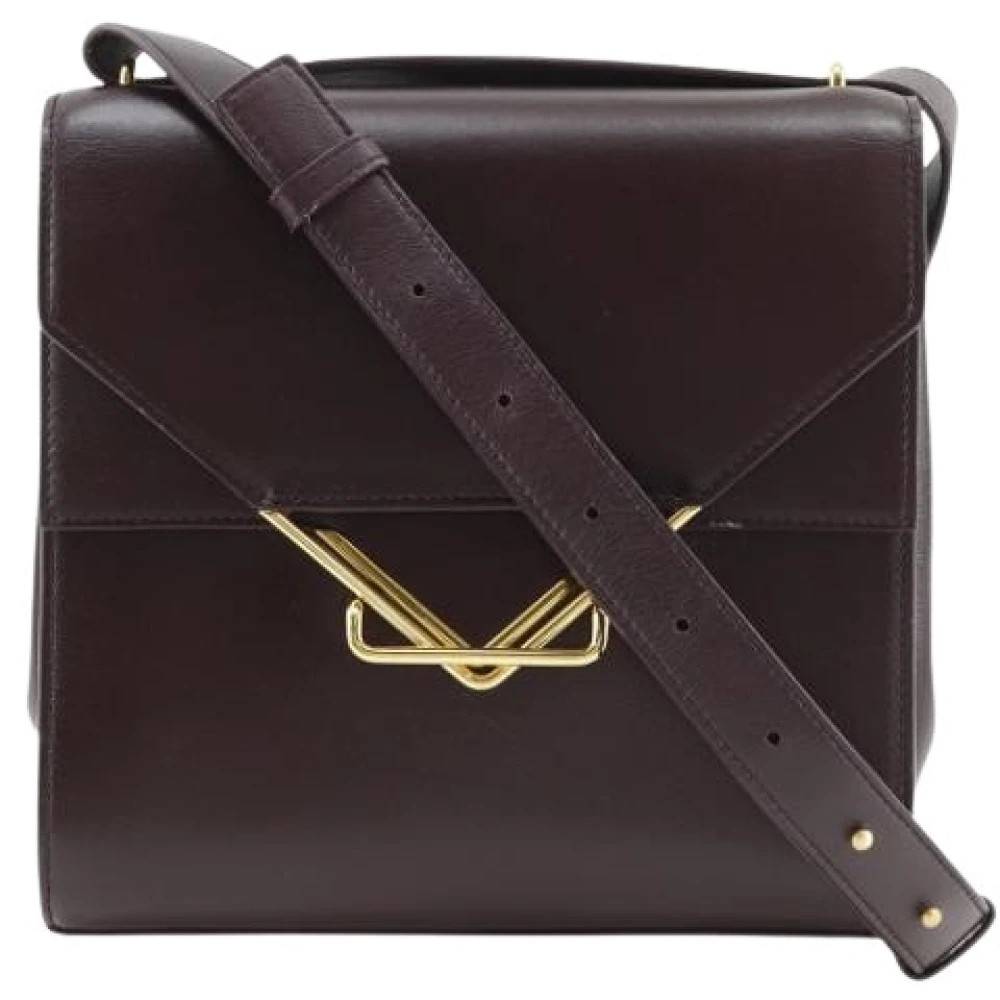 Bottega Veneta Vintage Pre-owned Vintage Skuldertaske - Vintage - Dame - Lilla - ONE SIZE - Uld