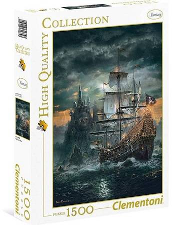 Pussel High Quality Collection The Pirate Ship 1500 Bitar