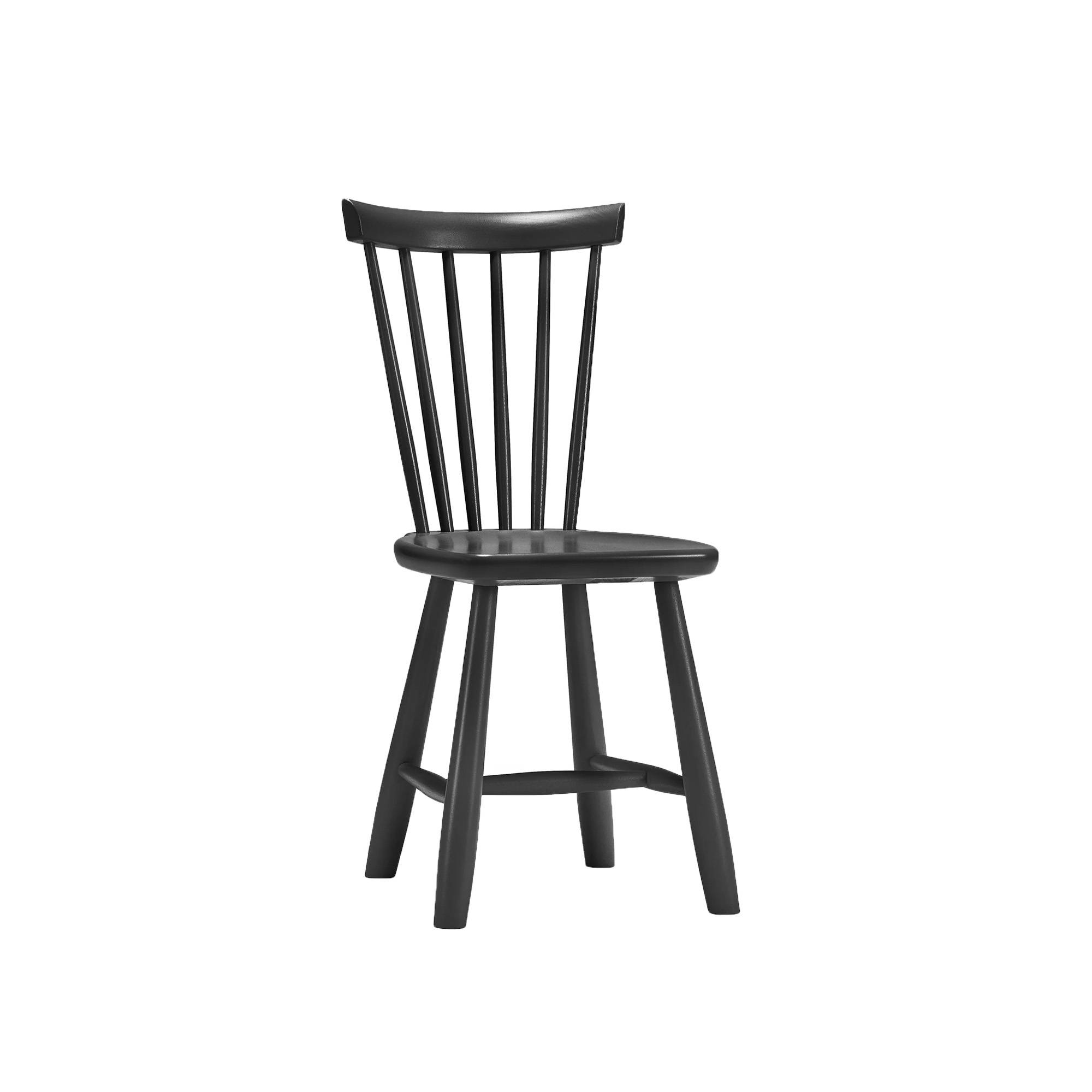 Stolab - Lilla Åland Barnstol Låg Sitthöjd 33 cm, Ytbehandling Svart 52 - Barnstolar - Leif Burman,Stiftelsen Siv & Carl Malmstens Minne - Svart - Trä