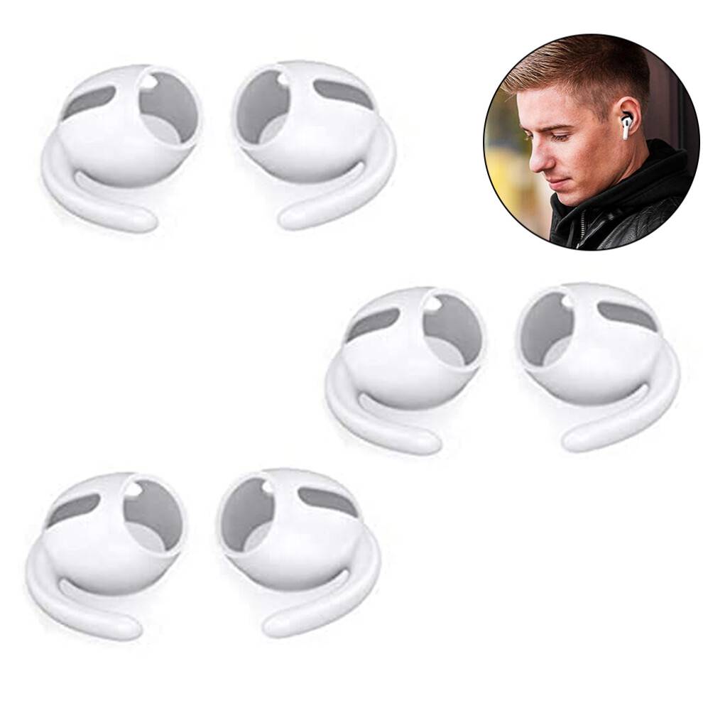 Ergonomisk designede ørepropper, skridsikre med ekstrem holdbarhed, perfekt pasform til Airpods Pro 3. generation, nem at installere, 3 par i