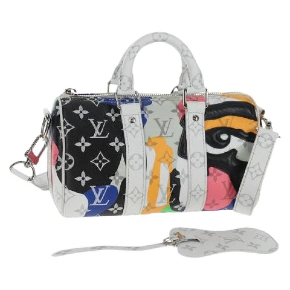 Louis Vuitton Vintage Pre-owned Vintage Canvas Håndtaske - Vintage - Herre - Flerfarvet - ONE SIZE -