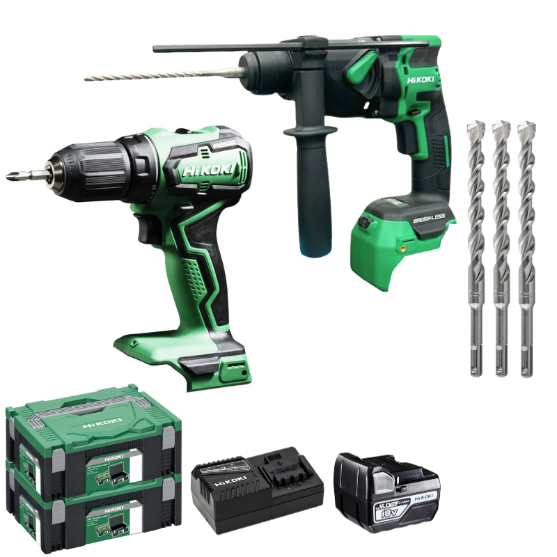 HiKOKI Verktygspaket Lägenhet 18V (1x5,0Ah)