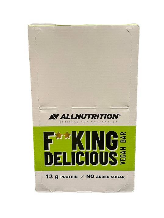 Fitking Delicious Vegan Bar, Peanut Butter - 15 x 55g