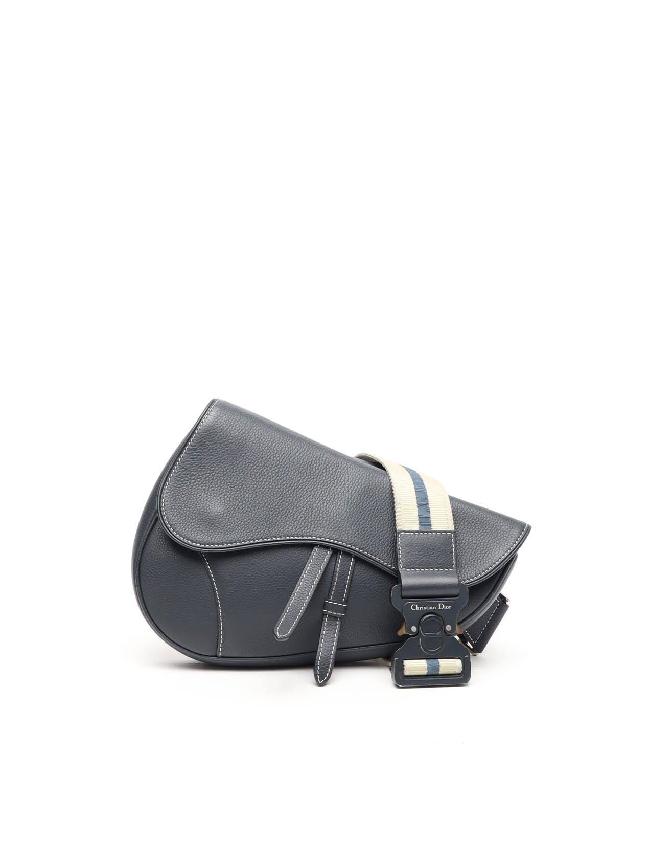 Christian Dior Homme Saddle Bag - Blue - One Size