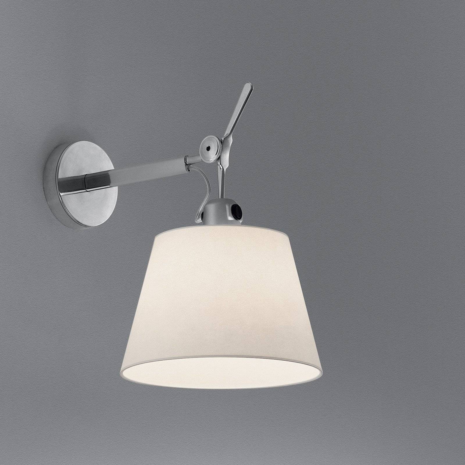 Vägglampa Artemide, Tolomeo 18, dimbara, Beige, Sovrum, Metall, Design