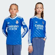 Real Madrid 25/26 langærmet tredjetrøje til børn - Blue Bird - 128