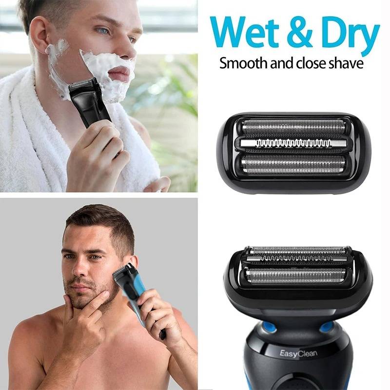 53B 73S Replacement Head,for Braun S5/6/7 Electric Shaver Razor 5018s 5020s 6020s 6072cc 7020s 7025s Efficient comfortable clean