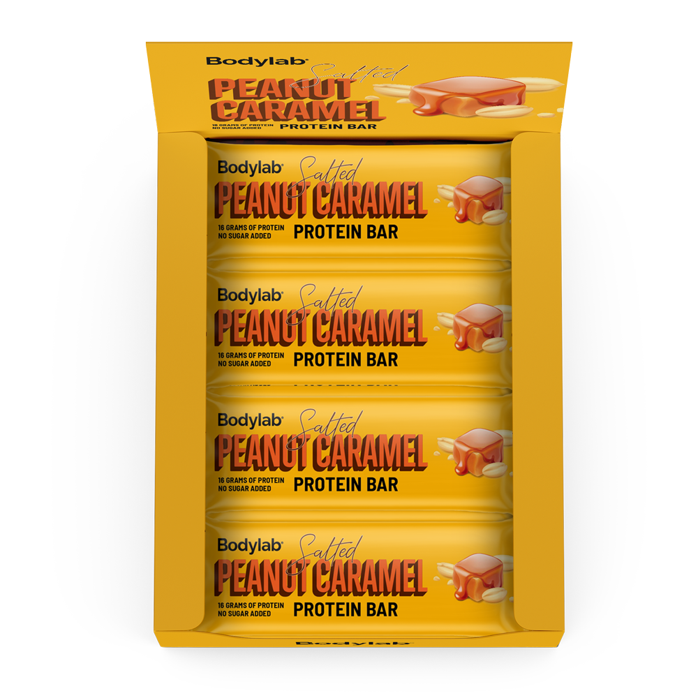 Protein Bar (12 x 55 g) - Salted Peanut Caramel.