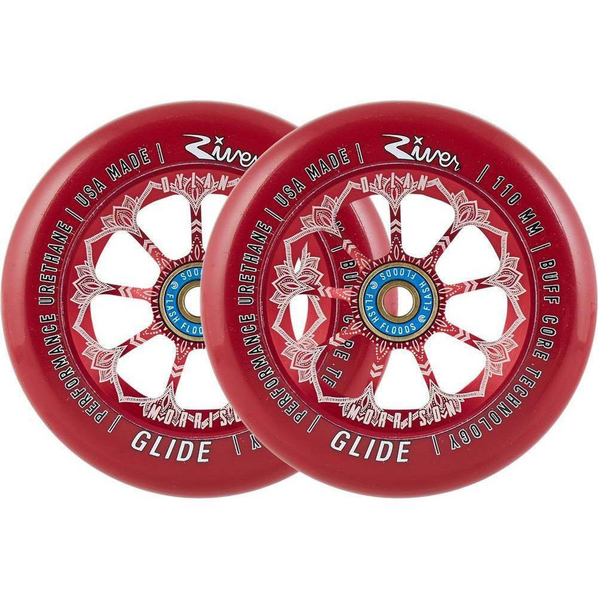 River Glide Dylan Morrison Hjul Til Løbehjul 2-Pak - Bloody