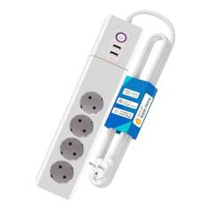 Zauzau Matter Steckdosenleiste, Smart Mehrfachsteckdose WiFi Schnellladegerät funktioniert mit Alexa, Apple HomeKit und Google Home, mit zeitschaltuhr und Sprachsteuerung,16A