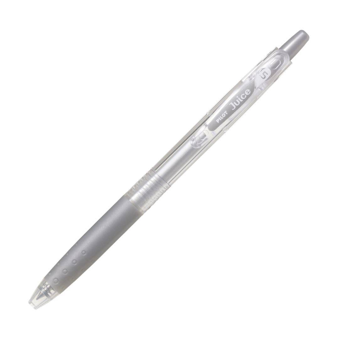 Pilot Juice Gel Ballpoint Pen, 0.5mm, Silver, 5-pack (LJU50EF5S)
