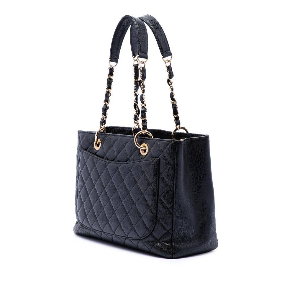 Chanel Vintage Tote Stl. - Totebags Från Magasin - Black (L 24.50cm x W 33.50cm x D 13cm)