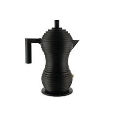 Alessi - Pulcina Coffee maker Black - 6 cups - Kaffemaskiner og kaffefaciliteter - Michele De Lucchi