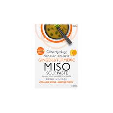 Clearspring Instant Miso Suppe Ingefær og Gurkemeje Økologisk