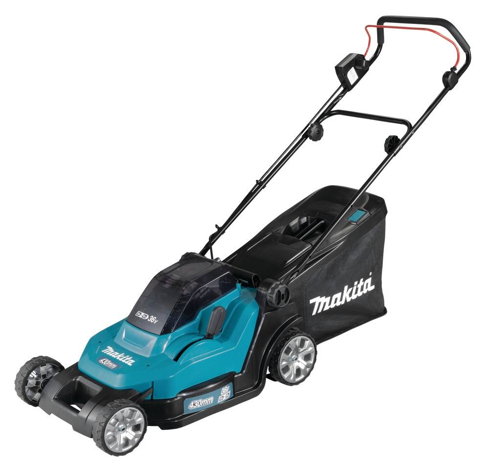 Makita Batterigräsklippare 43 cm, lev. inkl. batteri & laddare