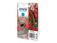 (ComputerSalg) Epson 503 Singlepack - 3.3 ml - cyan - original - blister med RF-larm/akustiskt larm - bläckpatron - för Expression Home XP-5200, XP-5205 WorkForce WF-2960DWF, WF-2965DWF