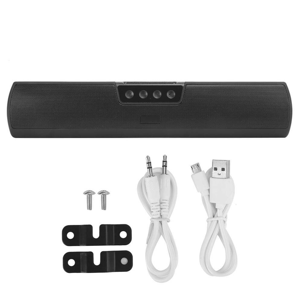 TV-soundbar med virtuel surroundlyd, elegant pladsbesparende design til Smart TV, flere tilslutningsmuligheder med trådløs BT-transmission,
