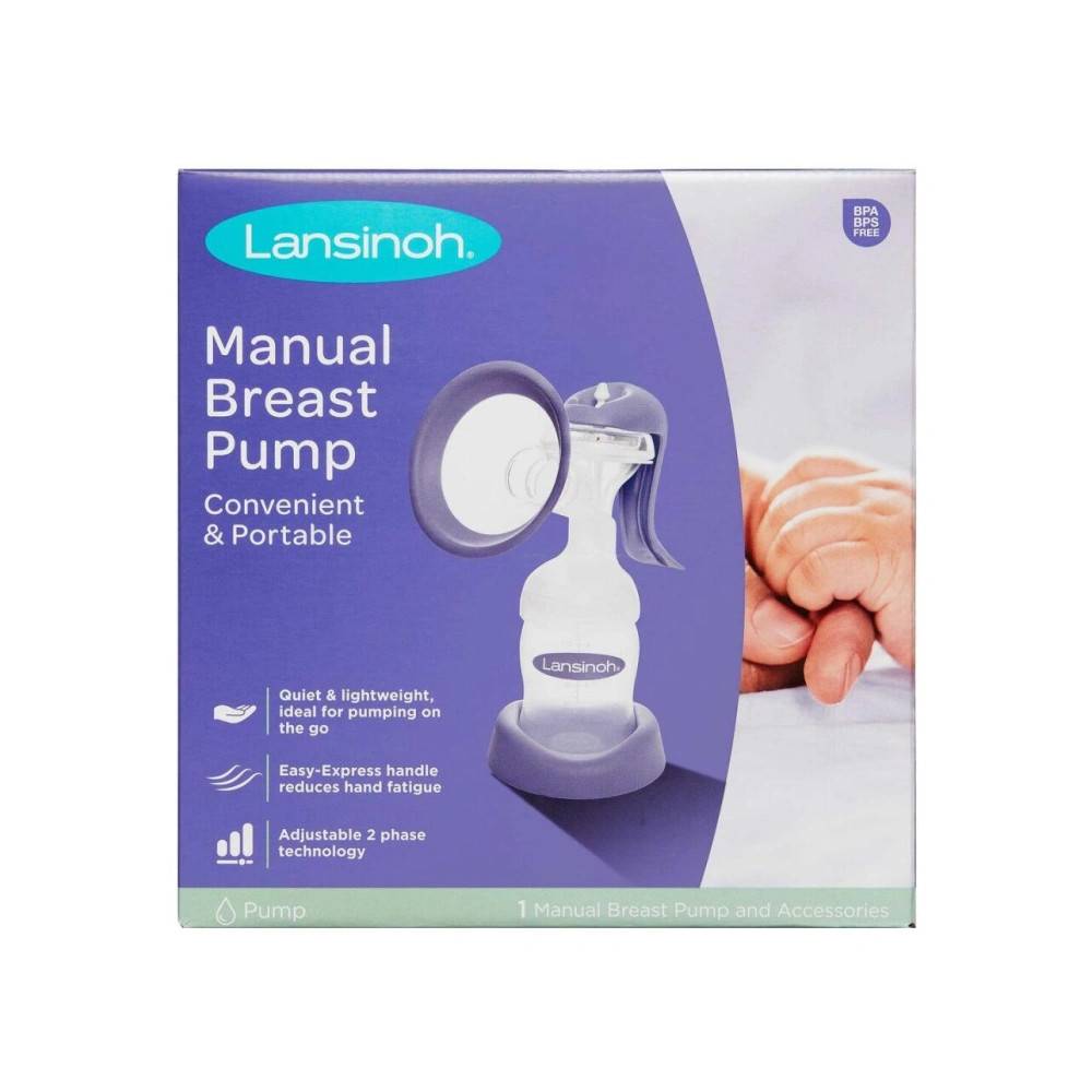Lansinoh Manuel Brystpumpe - 1 stk