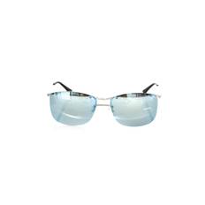 Frankie Morello Silver Metallic Fibre Sunglasses