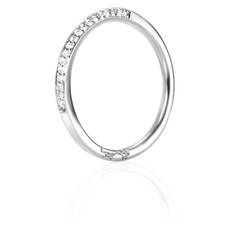 Sparkling Way Ring Vitguld 16.50 mm