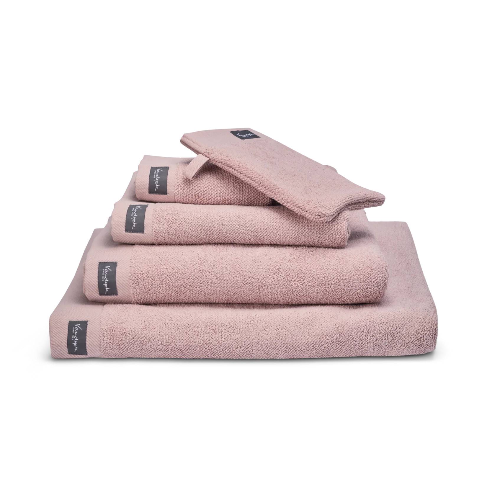 Håndklæde, Uni, Sepia Pink 60x110 cm. (Håndklæde)