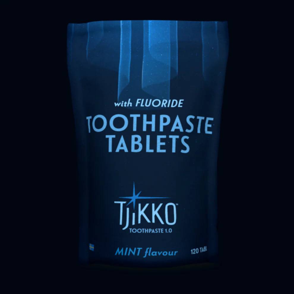 Tjikko Tandkrämstabletter med fluor Big pack 120 pc