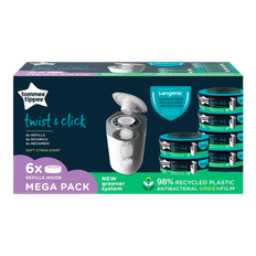 Tommee Tippee Sangenic Twist & Click Refill (6 stk)