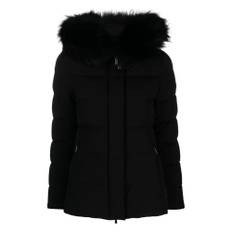 Moorer, Jakke, Dame, Sort, XS, Uld, Sort Pelsjakke
