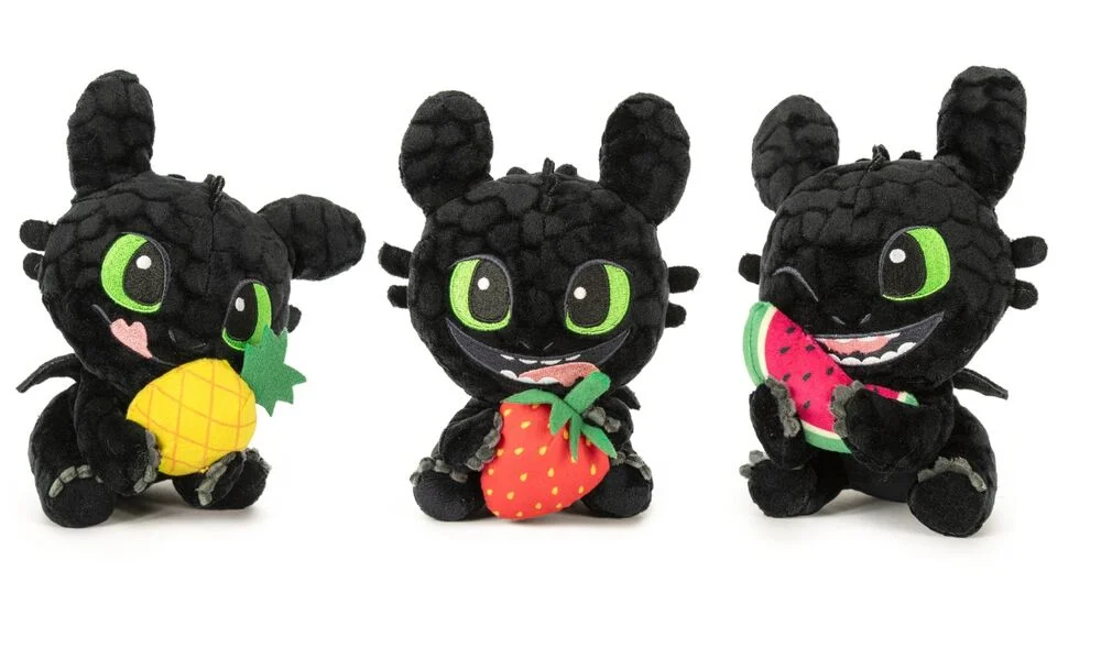 How to Train Your Dragon Toothless Fruit plush toy 25cm (1st - Osorterad)