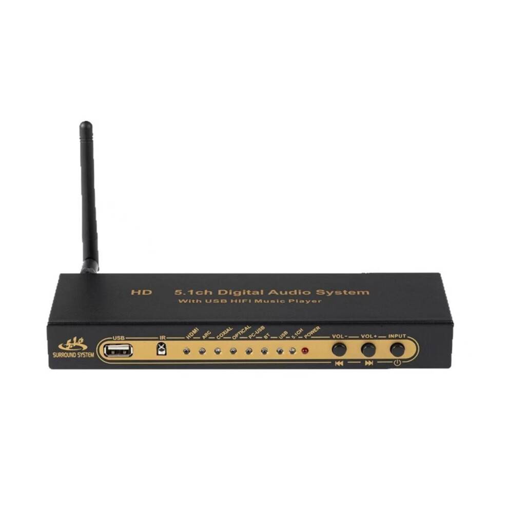 DTS AC3 5.1-kanals lyddekoderkonvertering Bluetooth-kompatibel splitter USB computerlydkort