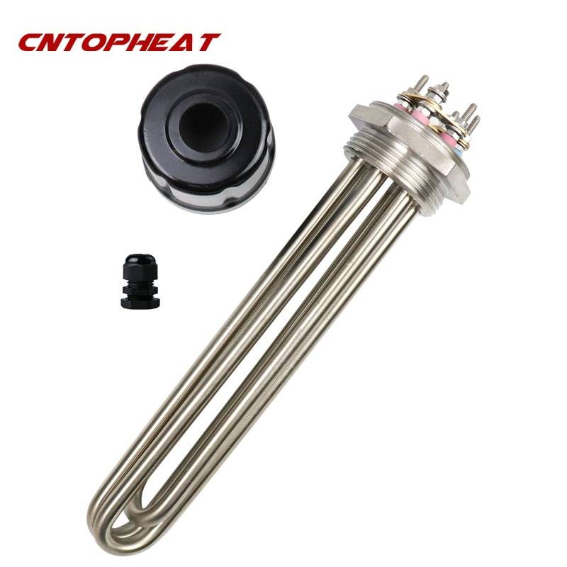 220v/380v dn40 1.5 "bsp elpatron direkt elvärmeelement vattentankvärmare