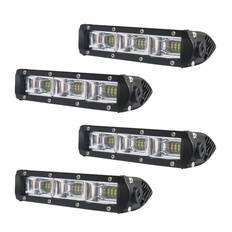 4-pak NIZLED B27RF, 6 tommer / 19 cm LED-rampe, 27W, arbejdsljuspakke