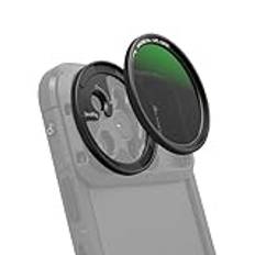 SMALLRIG 52mm Magnetic Circular Polarizers Filter Kit för SMALLRIG Phone Cage för iPhone 15 Series, Magnetic CPL Polarizing Filter med M Mount Filter Adapter, HD Optical Glass Filter Kit - 4388B