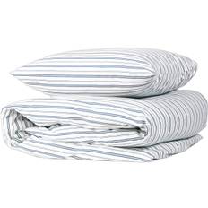 Magasin Percale Stripe 140x220cm 180tc Olympia Blue 0008 Sengetøj