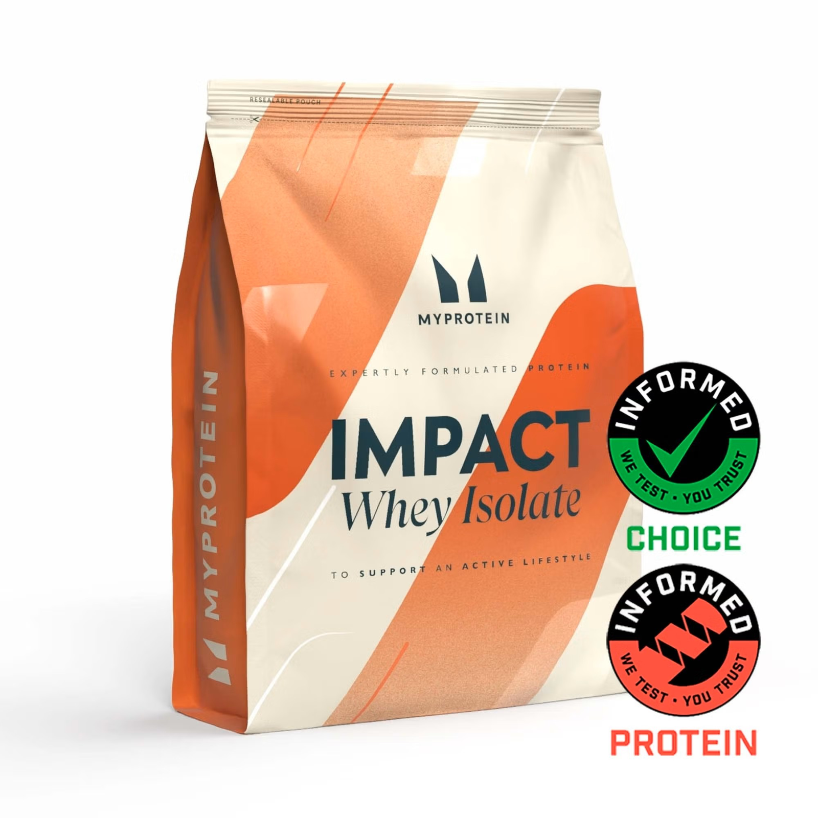 Impact Whey Isolate - 450G - 15servings - Uden smag